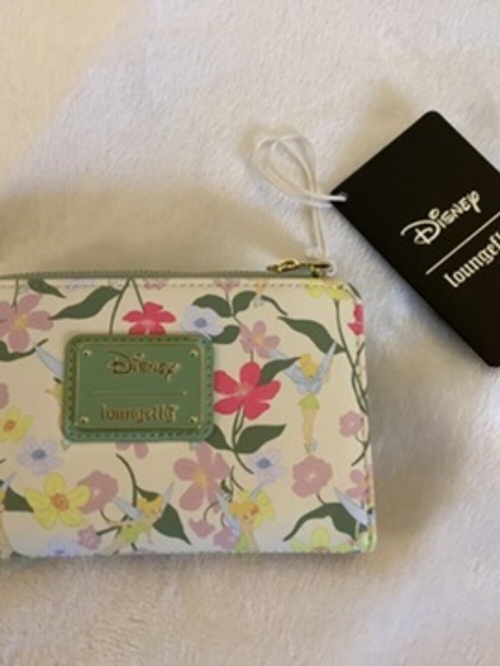 Wallet - Loungefly Tinkerbell Floral Wallet Disney Licensed Peter Pan